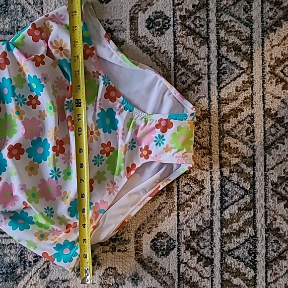 NINETY-NINE BRAND WOMAN'S PLUS SIZE PINK FLORAL ONE PIECE BATHING SUIT SIZE 1X - Picture 10 of 11